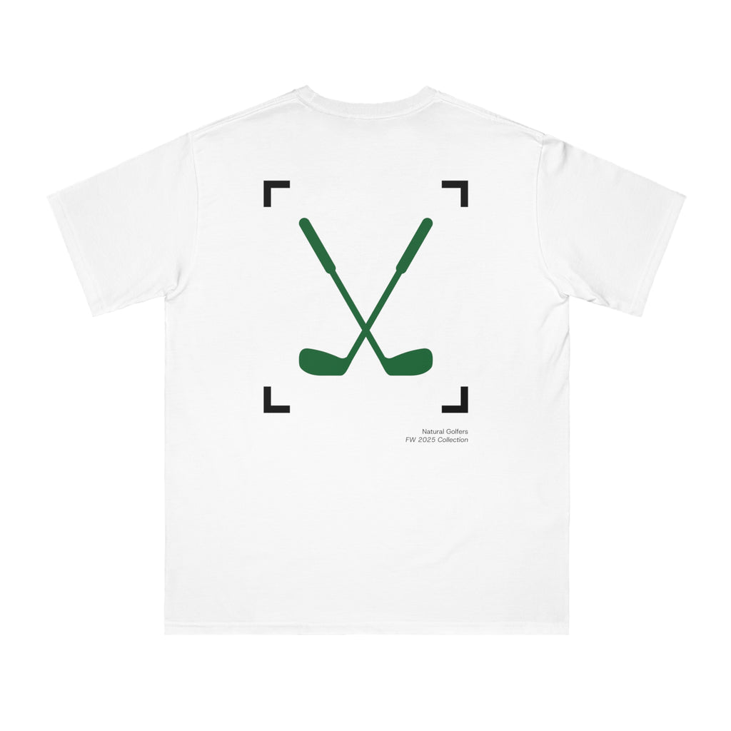 Maglietta Natural Golfers — Maglietta grafica con mazze da golf incrociate