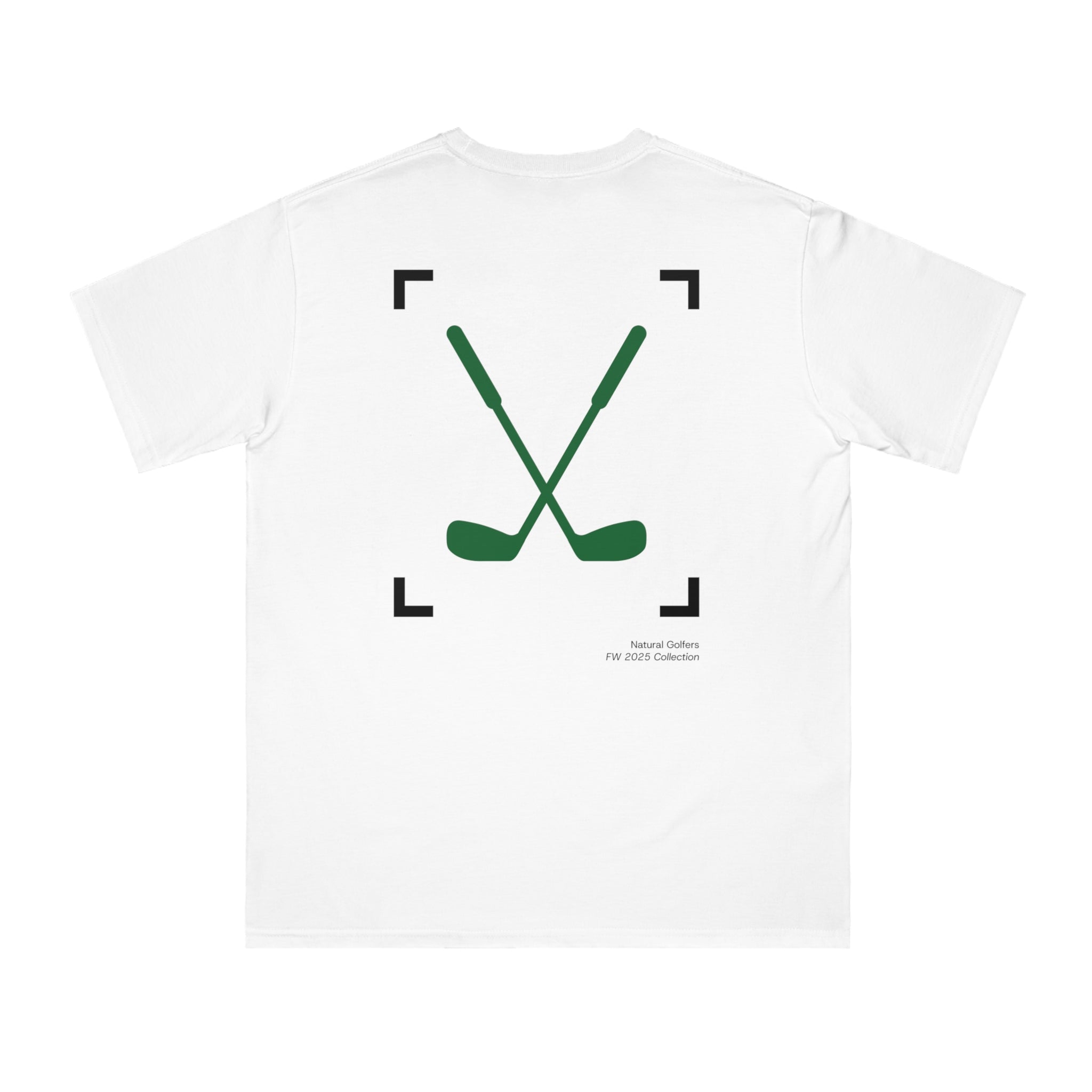 Camiseta para golfistas naturales — Camiseta gráfica con palos de golf cruzados