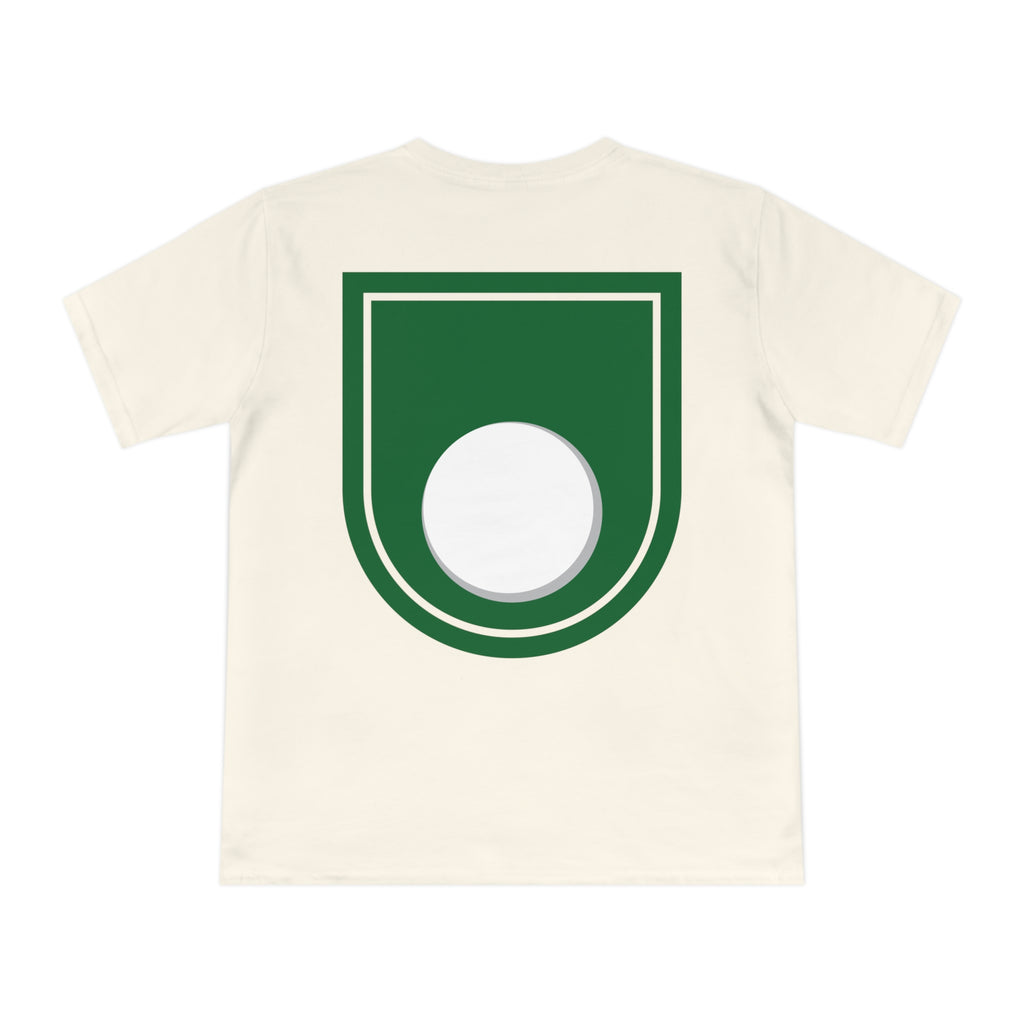 SOLO UE Maglietta Natural Golfers — Maglietta con stemma retrò da pallina da golf verde