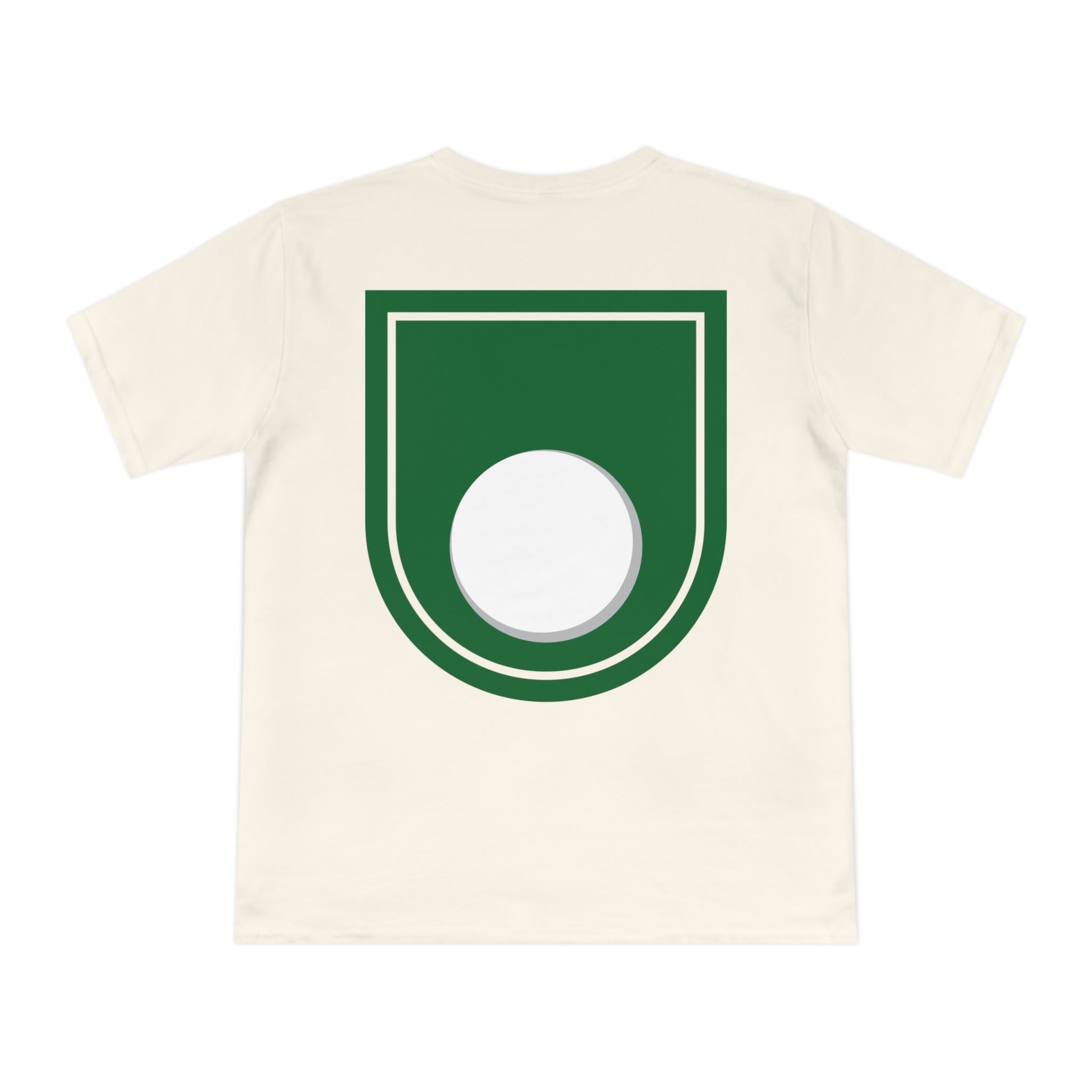 SOLO UE Maglietta Natural Golfers — Maglietta con stemma retrò da pallina da golf verde