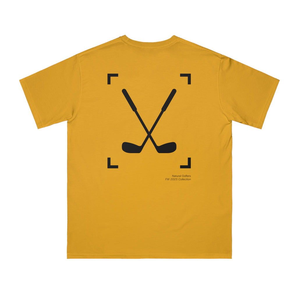 Maglietta Natural Golfers — Maglietta grafica con mazze da golf incrociate