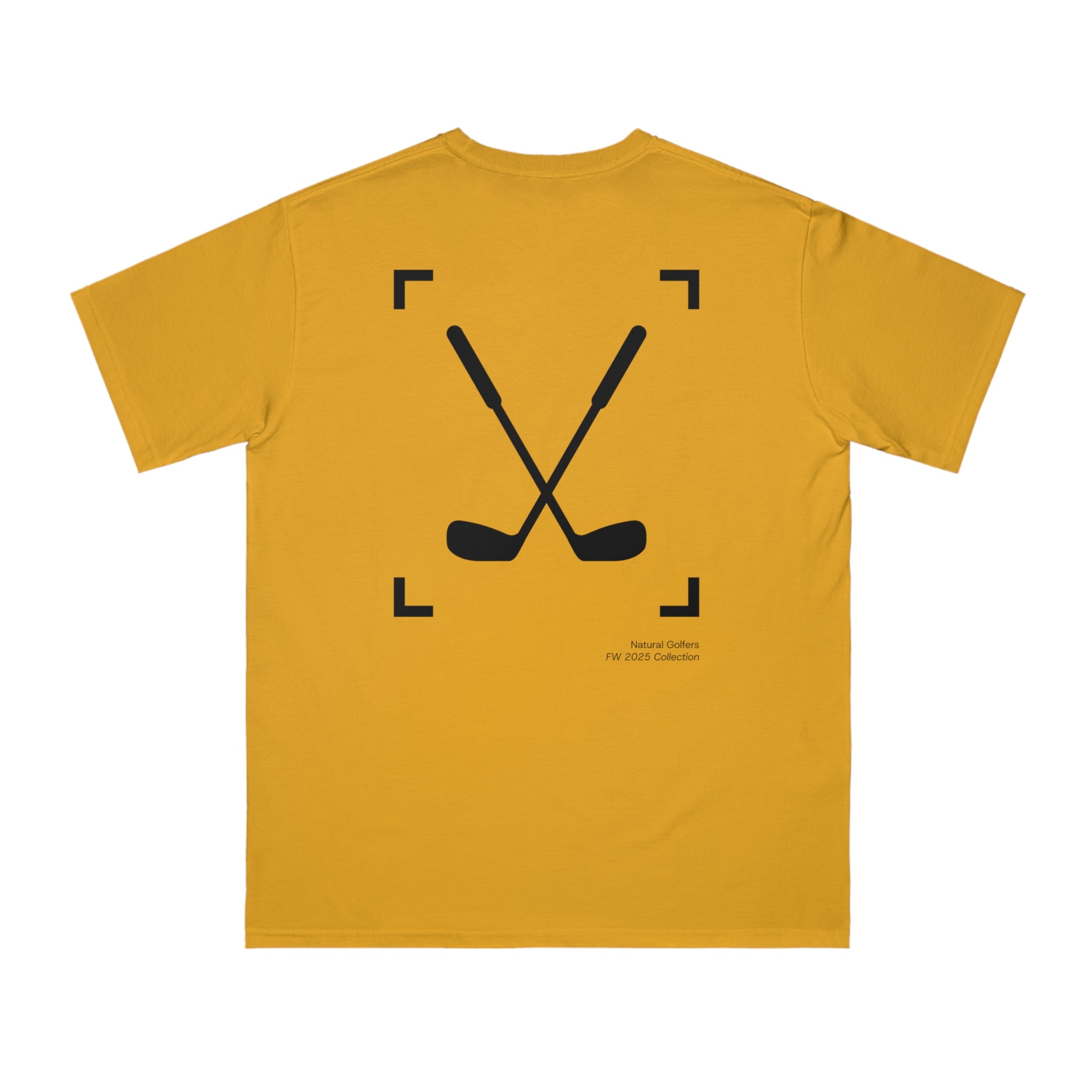 Camiseta para golfistas naturales — Camiseta gráfica con palos de golf cruzados