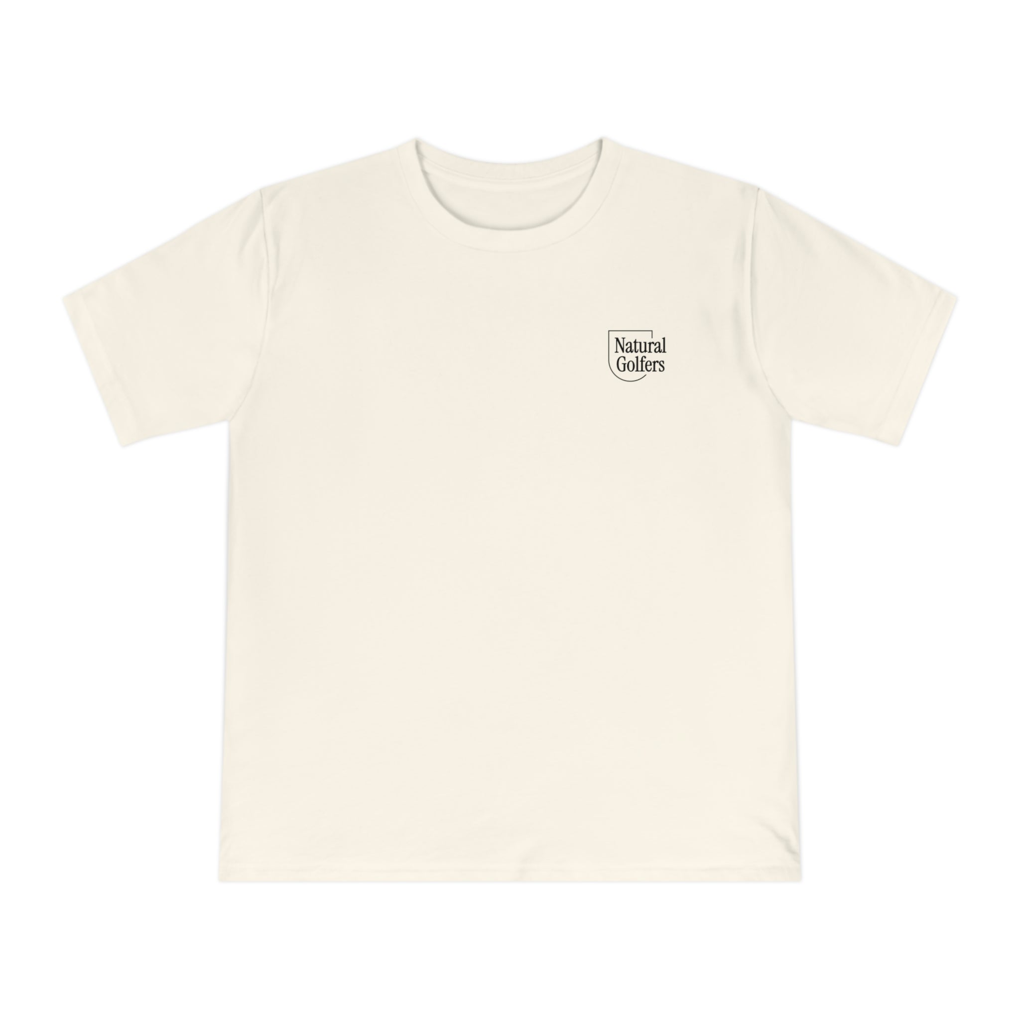 Camiseta exclusiva para la UE — Diseño minimalista de escudo de cuadrícula ("Canales naturales")