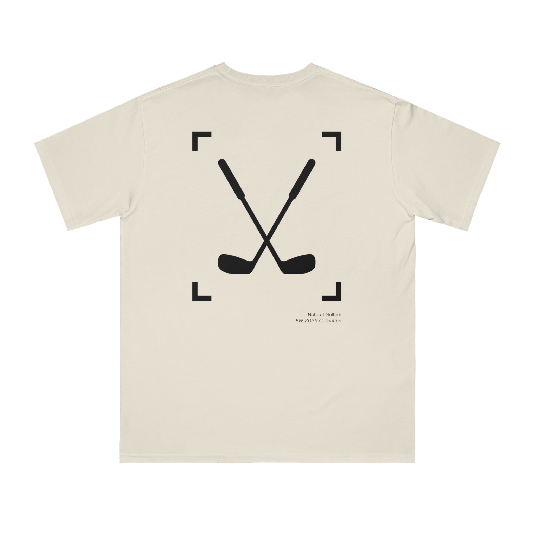 Camiseta para golfistas naturales — Camiseta gráfica con palos de golf cruzados