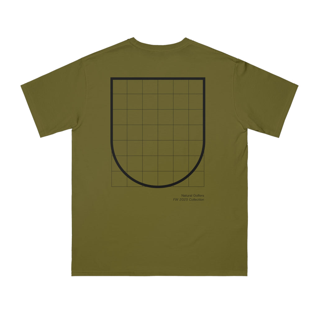 Grid Shield Tee — Maglietta grafica Natural Oddities