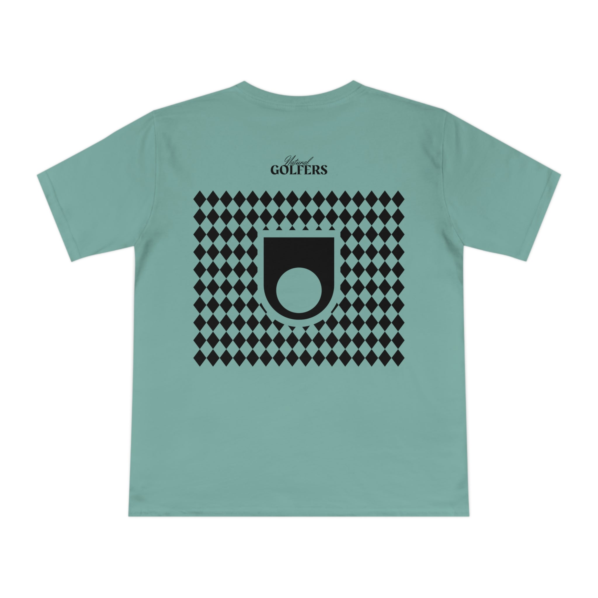 Camiseta exclusiva para golfistas de la UE — Camiseta gráfica vintage con el escudo del club